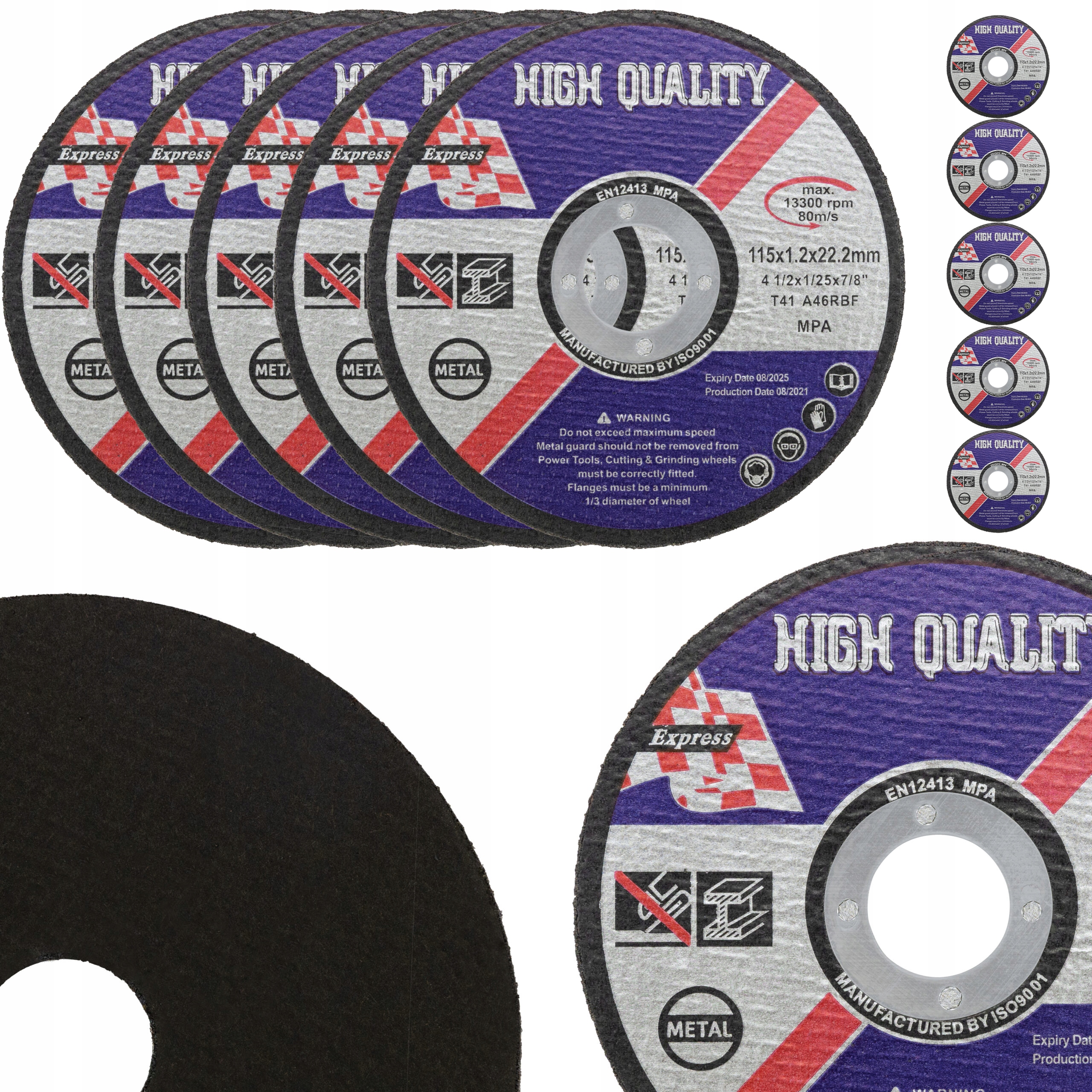 

Tarcze Do Cięcia Metalu 115 x 22,2 x 1,2mm 5 sztuk