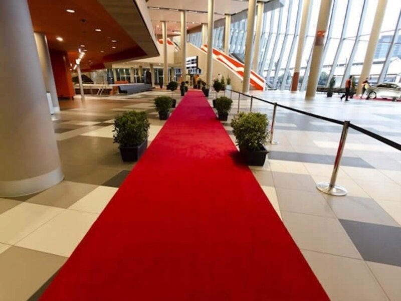 Dywan Chodnik Czerwony na Ślub Wesele Ściankę Event do Kościoła 100x300