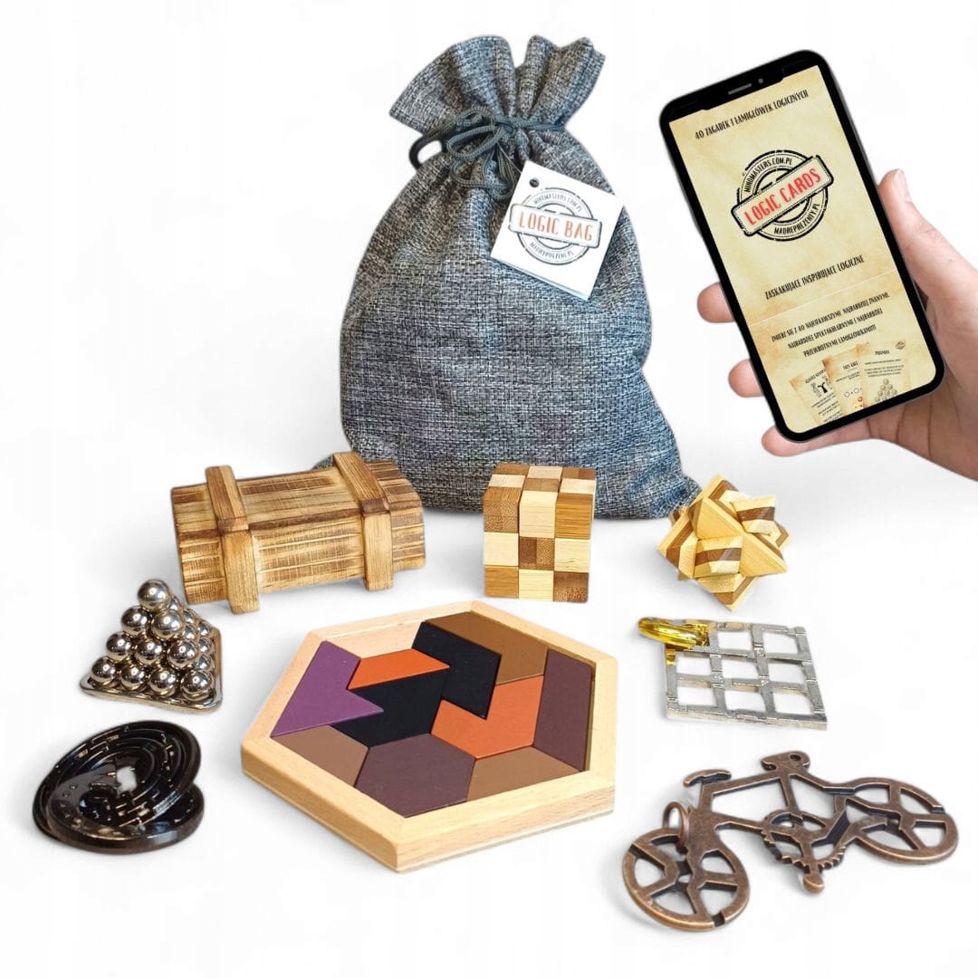 Logic Bag – łamigłówki logiczne edukacyjne dla chłopaka dziewczyny