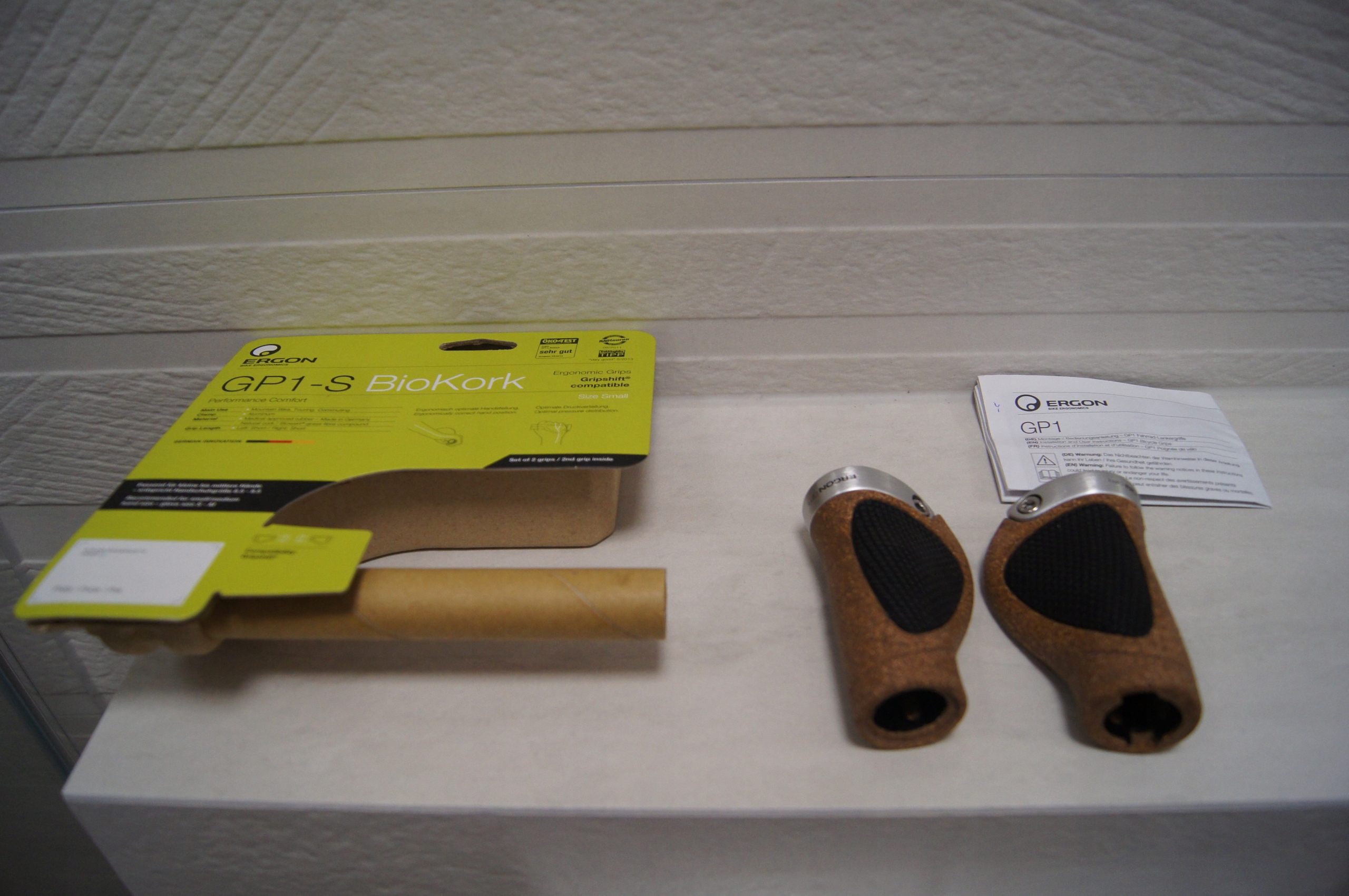Ergon gripy GP1 Kork Gripshift -s