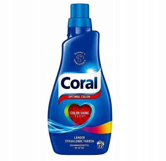 

Coral Optimal Color Żel Płyn do prania kolor De