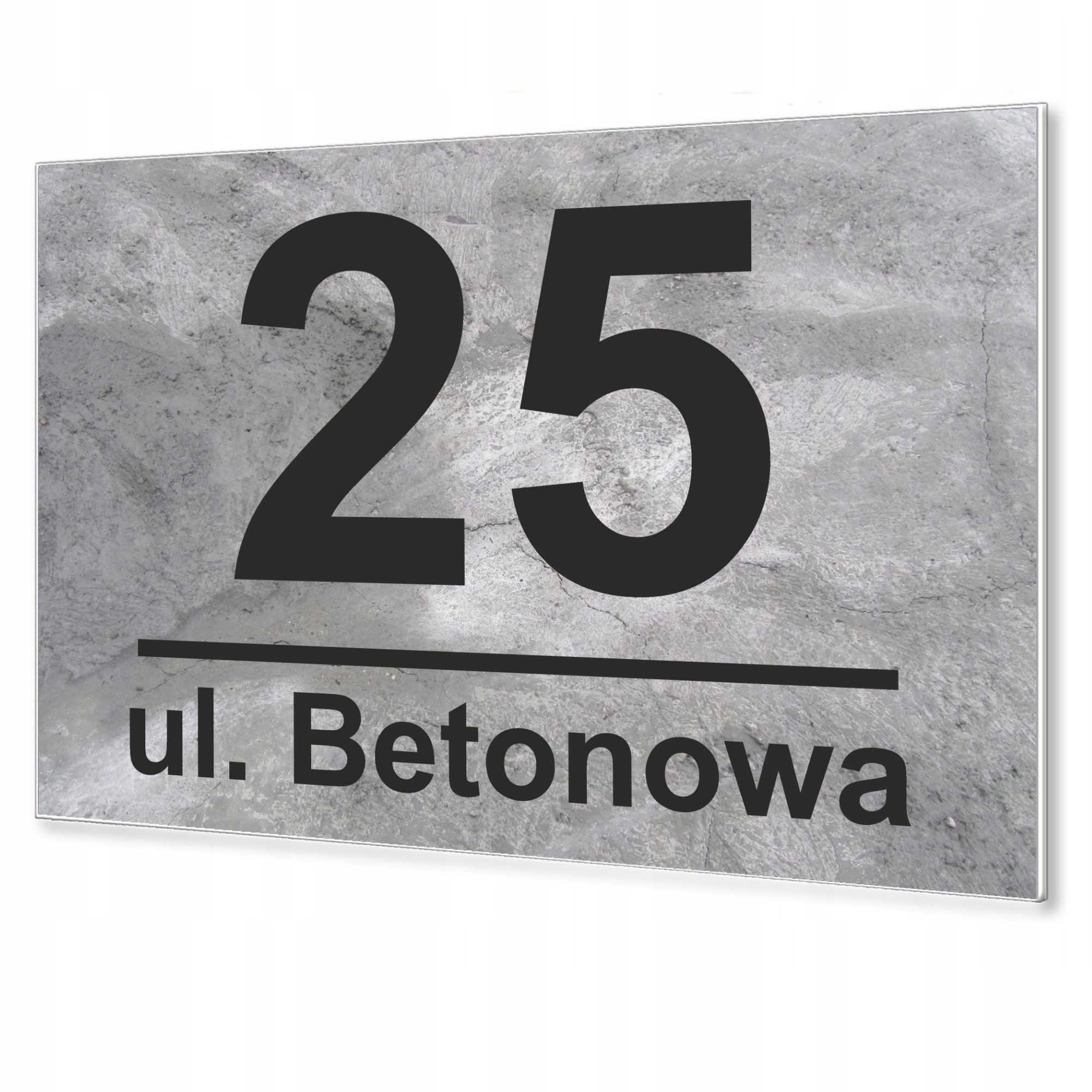 

Duża Tabliczka Numer Domu 40x30 cm Adres Ulica
