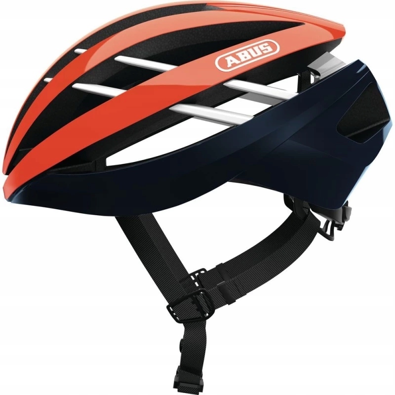 Kask Rowerowy Szosowy Abus Aventor Pomarańczowy r. S 51-55 CM
