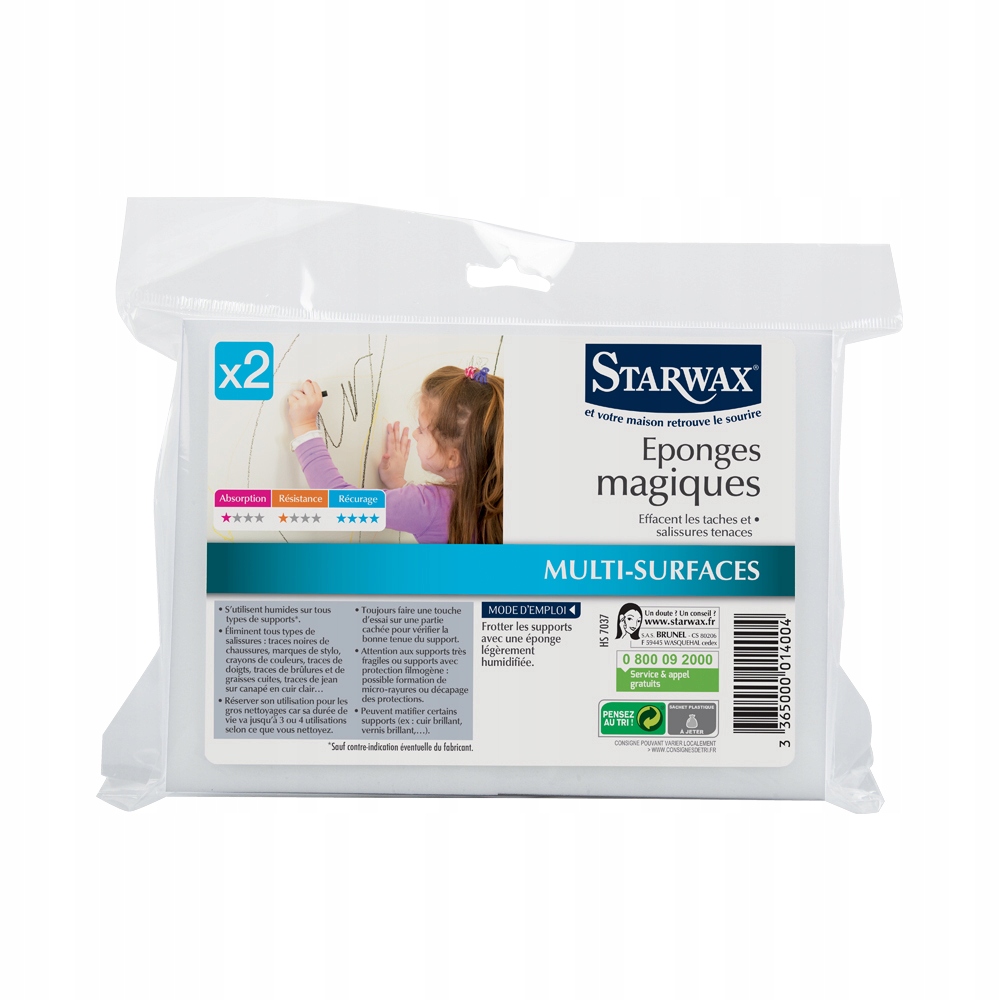 

Starwax Magiczna Gąbka Do Plam I Zabrudzeń 1400