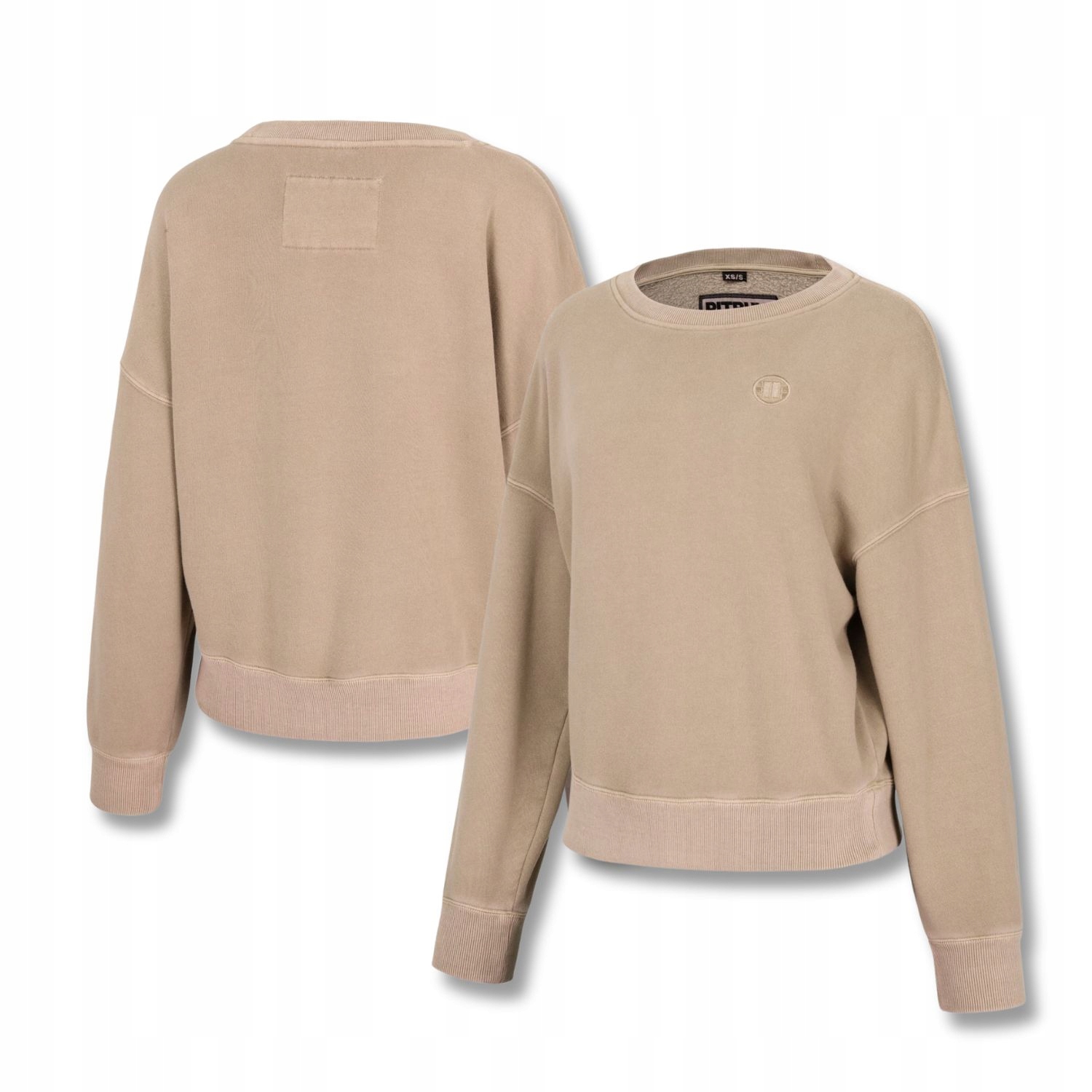 Dámská Mikina Pitbull Oversize Mikina bez kapuce Washed Manzanita Pohodlná
