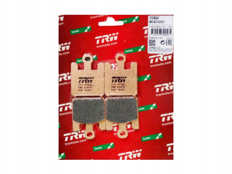 MCB742SV - Тормозные колодки TRW KAWASAKI ZX6R 636 zx6rr передние