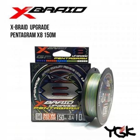 Plecionka Ygk X-braid Upgrade Pentagram X8 #0.6/0.128mm/14lb/6.35kg (150 m)