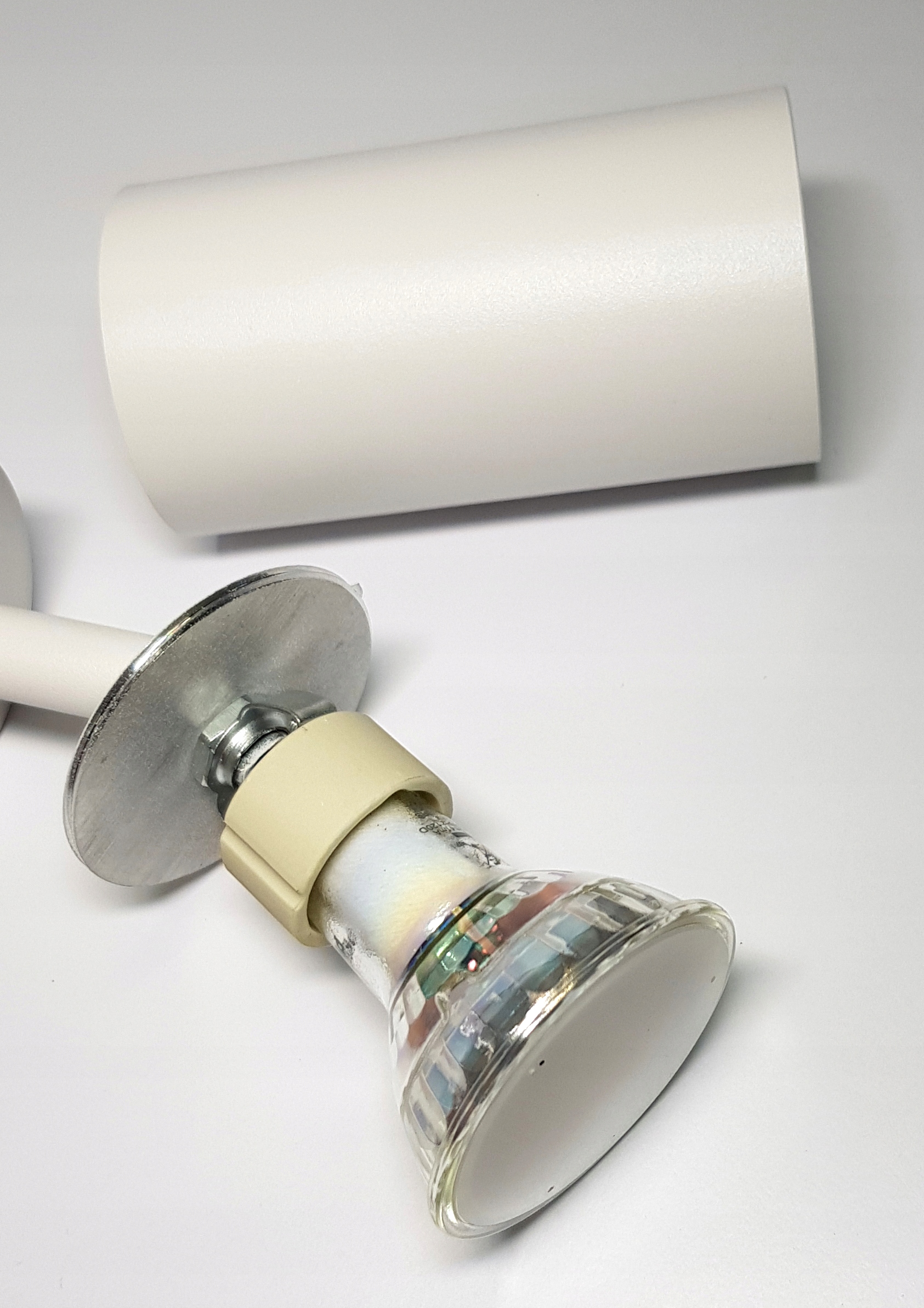 4x SPOT REFLEKTOR GU10 SZYNOPRZEWÓD 2m na szynę 1f Liczba punktów światła 4