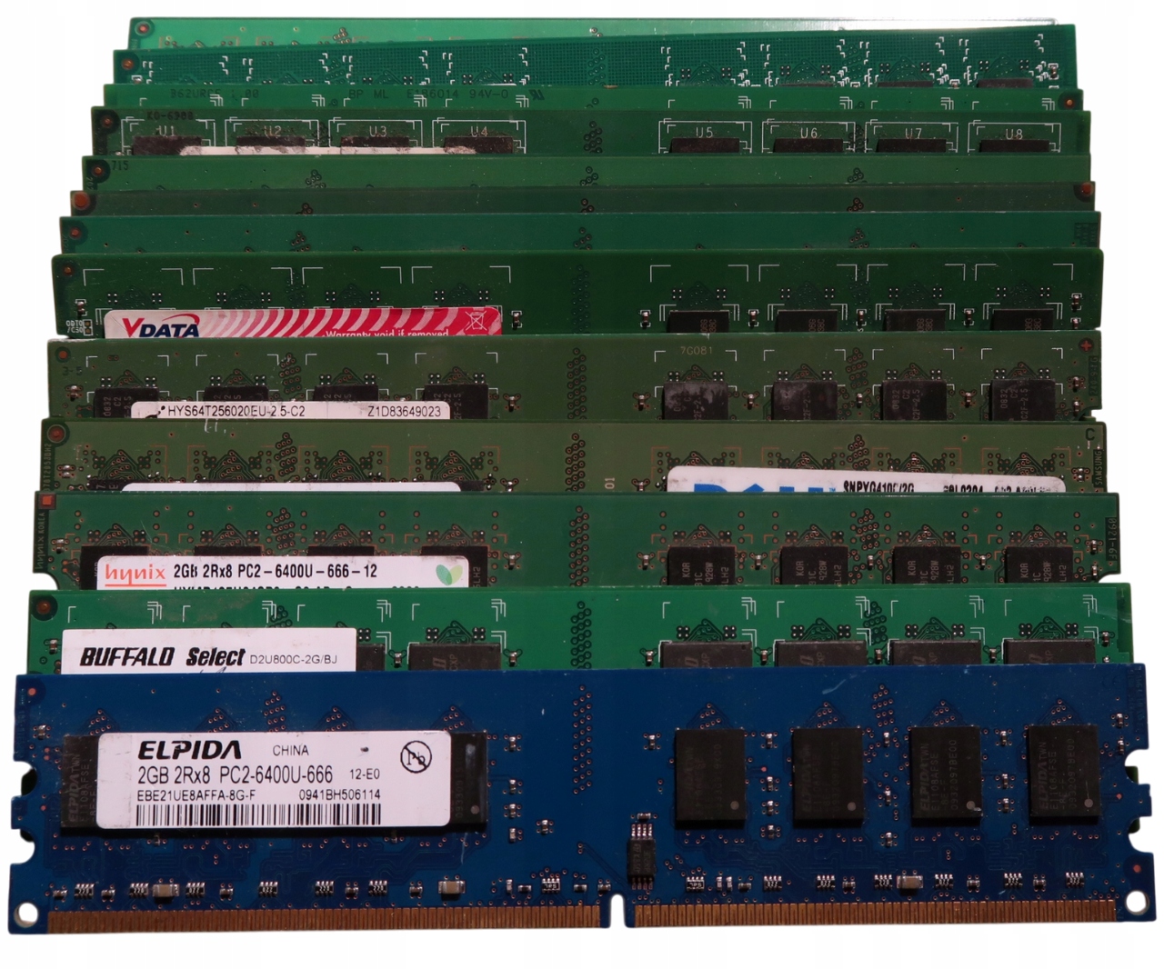 Pamięć RAM DDR2 MIX 2 GB 800