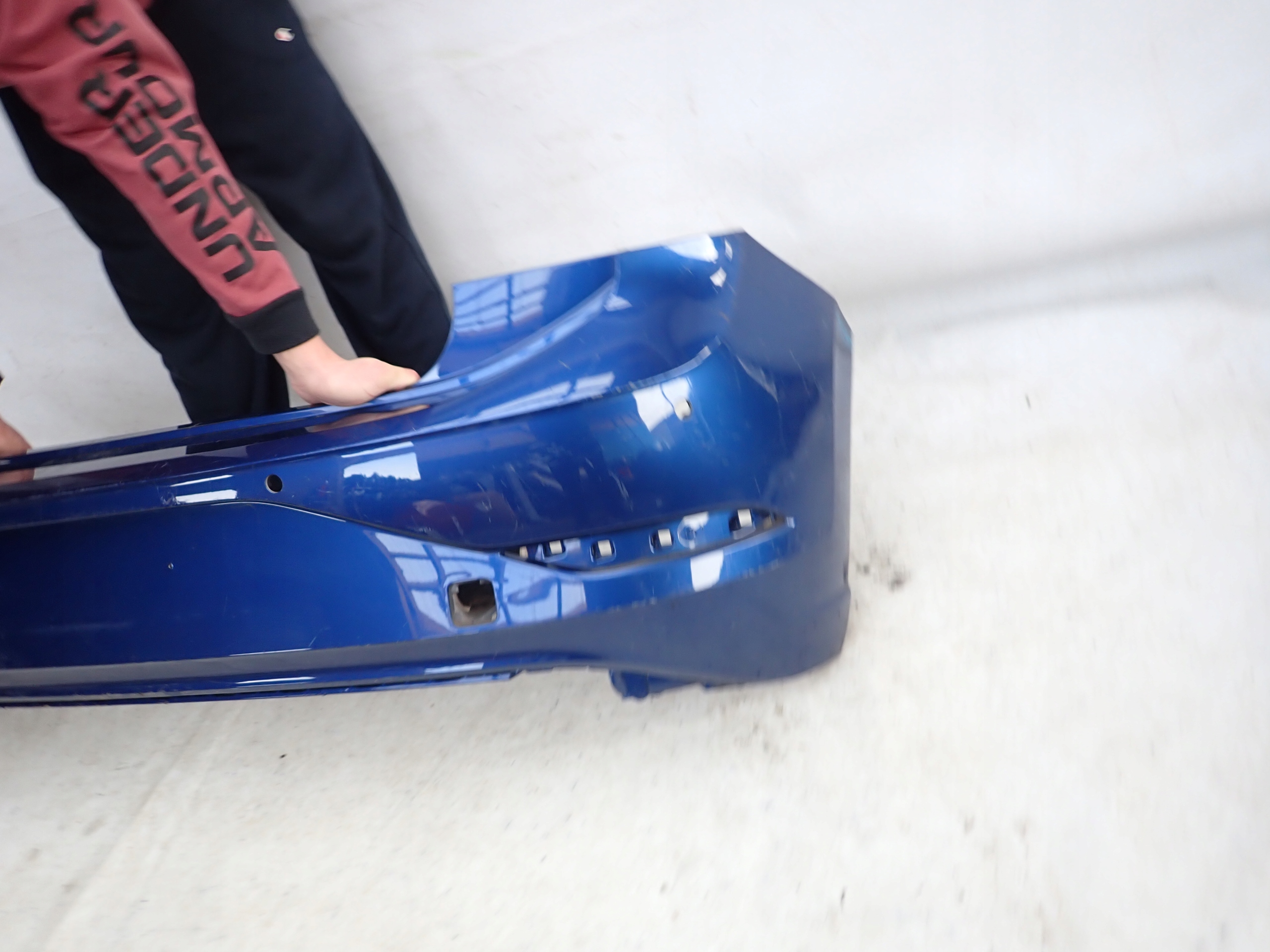 VW POLO VI 2G LIFT 21- bumper rear part rear PDC