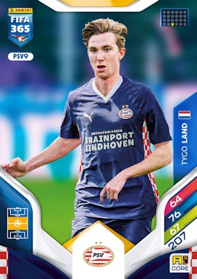 2026 Panini Adrenalyn XL Fifa 365 PSV9 Tygo Land
