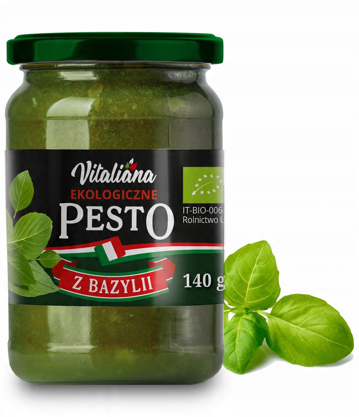 

Pesto Z Bazylii Sos Ziołowy Włochy Bio Bazylia
