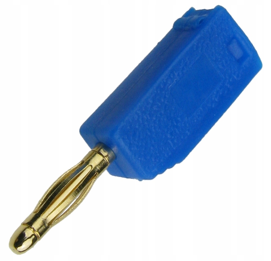 

Wtyk bananowy 2mm spręż. złocony niebieski /2983