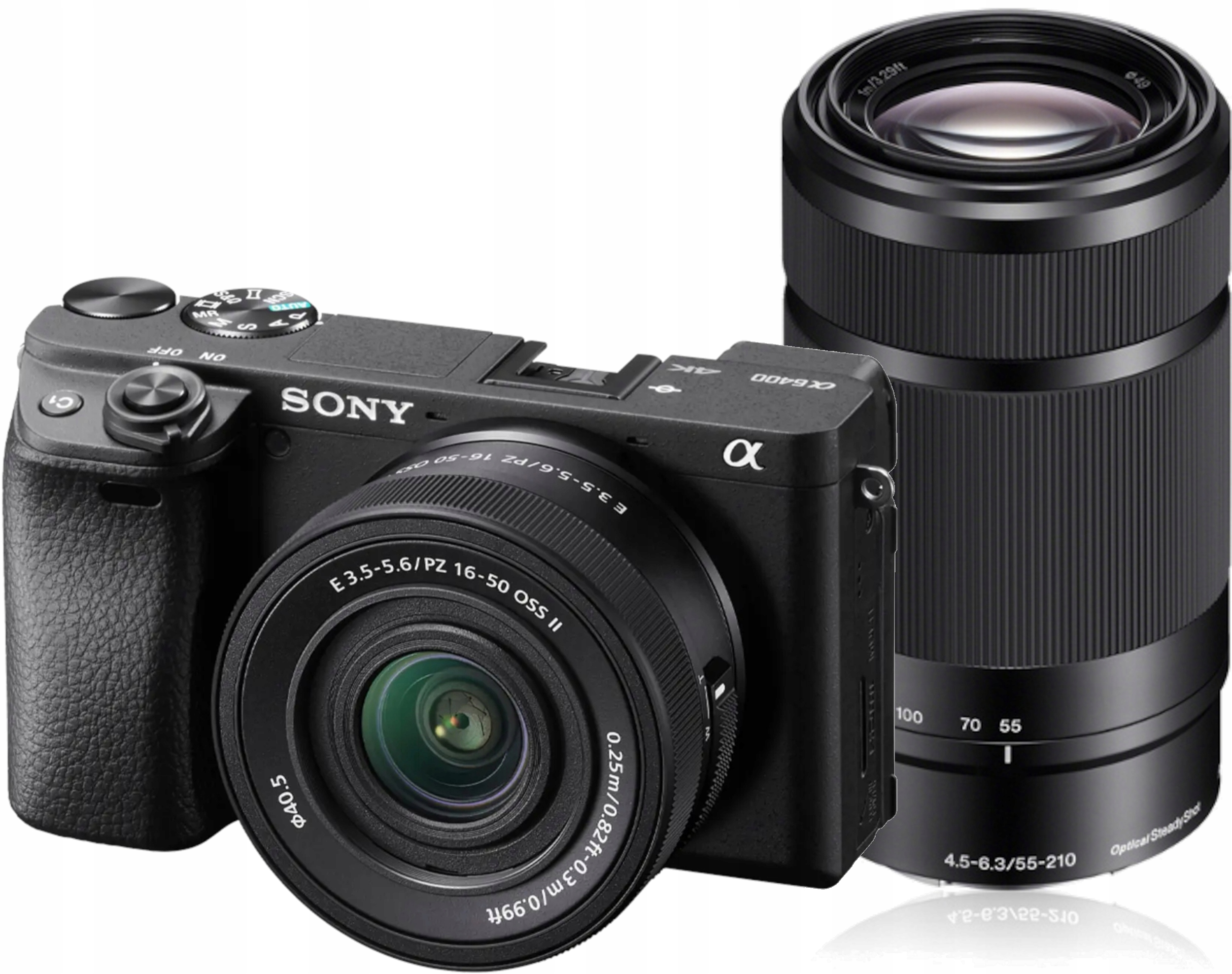Sony Alpha 6400 A6400 16-50MM II Nowa Generacja 55-210MM ILCE-6400Y