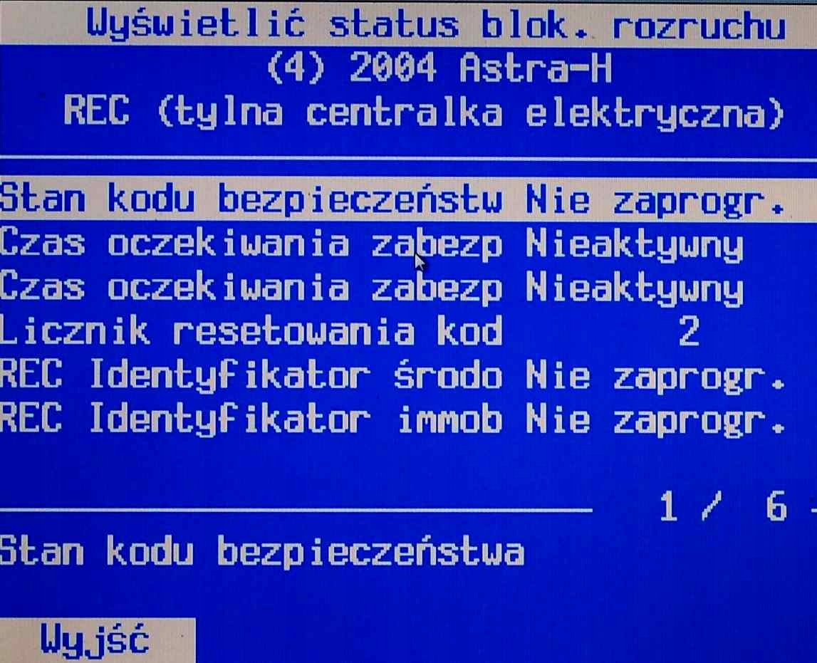 Moduł REC 13145017 CD Opel ASTRA H ZAFIRA B wylogowany Producent części Opel OE