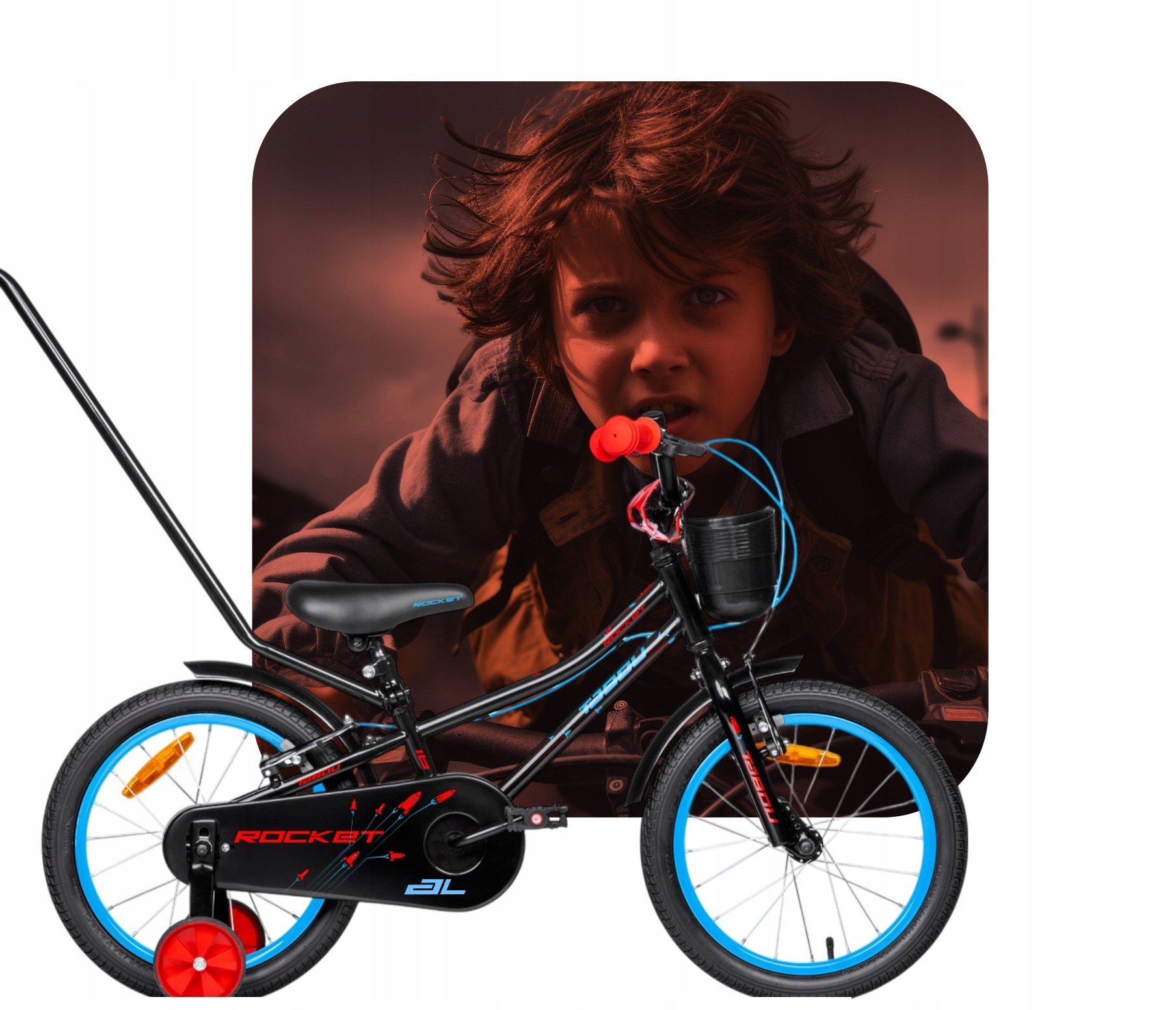 ROWER DZIECIĘCY ROWEREK 14 CALI TABOU ROCKET ALUMINIOWY PROWADNIK BMX LEKKI Marka Tabou