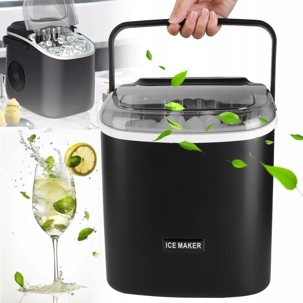 Automatický Zmrzlinovač 12 Kg, Výrobník Ledu Pro Domácnost/kuchyň/bar
