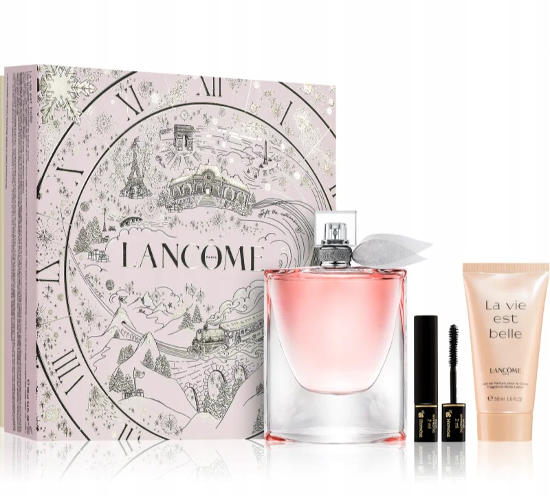 Dárková sada Lancôme La vie est belle Edp 100 ml tělové mléko 50 ml maska