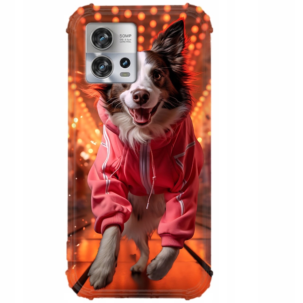 pouzdro Anti-shock pro Motorola Edge S30 Pro 5G Ochranné Zvířata Roztomilé vzory