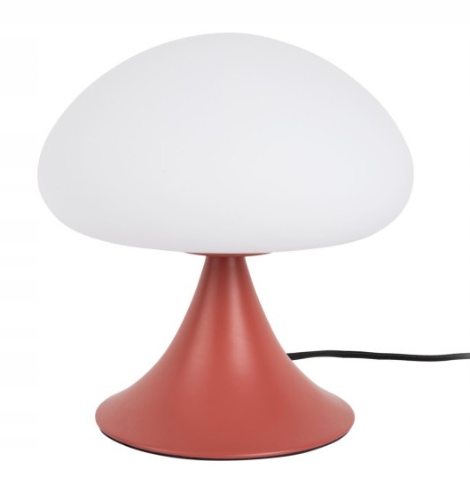 Stolová lampa do obývačky, spálne, červená, moderná stolová lampa Hongo