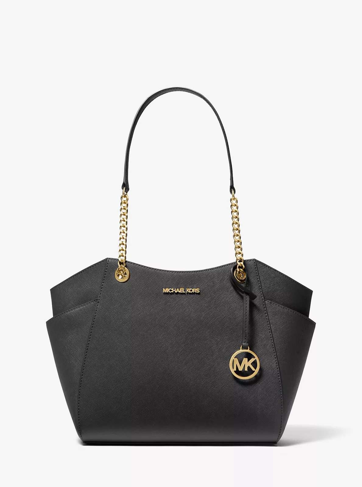 Michael Kors dámská kabelka Jet Set Large Saffiano Leather Shoulder černá