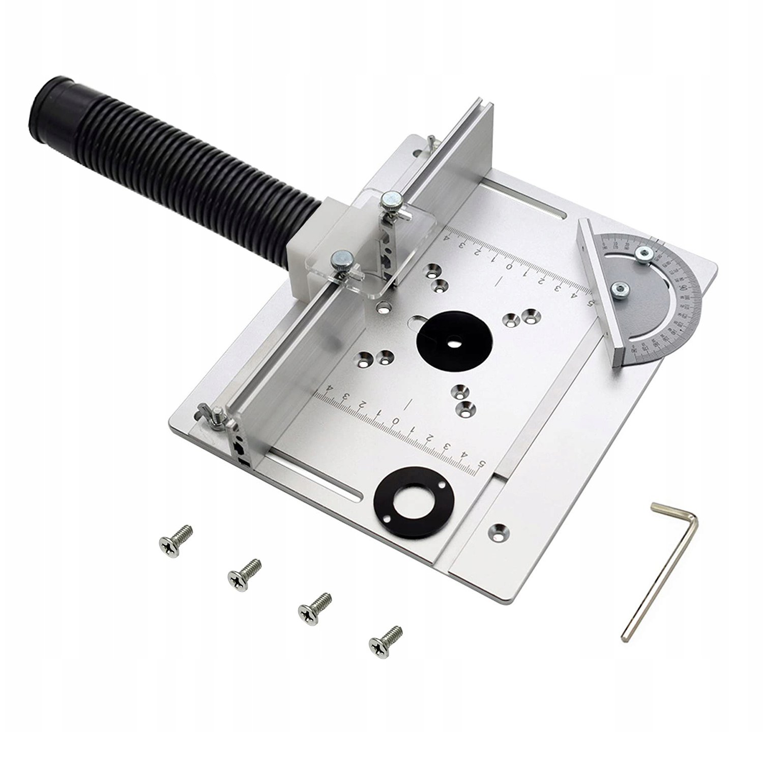 SOLIDNA ALUMINIOWA PŁYTA ROUTERA ROUTER STACJONARNY DO OBRÓBKI DREWNA DIY