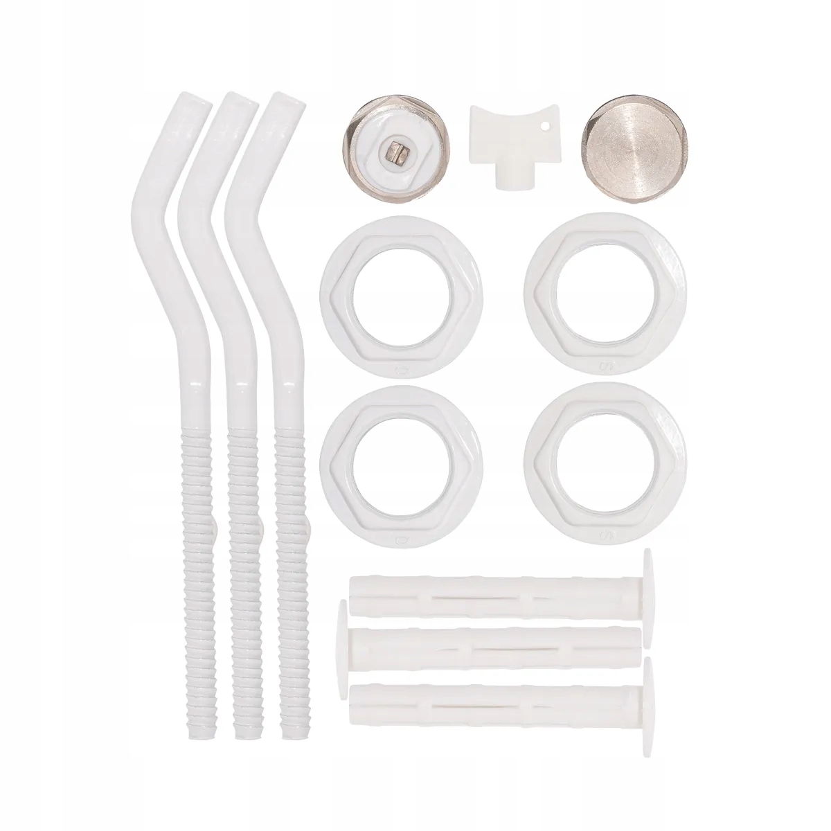 Zestaw korków 1/2 do grzejnika aluminiowego EQUATION