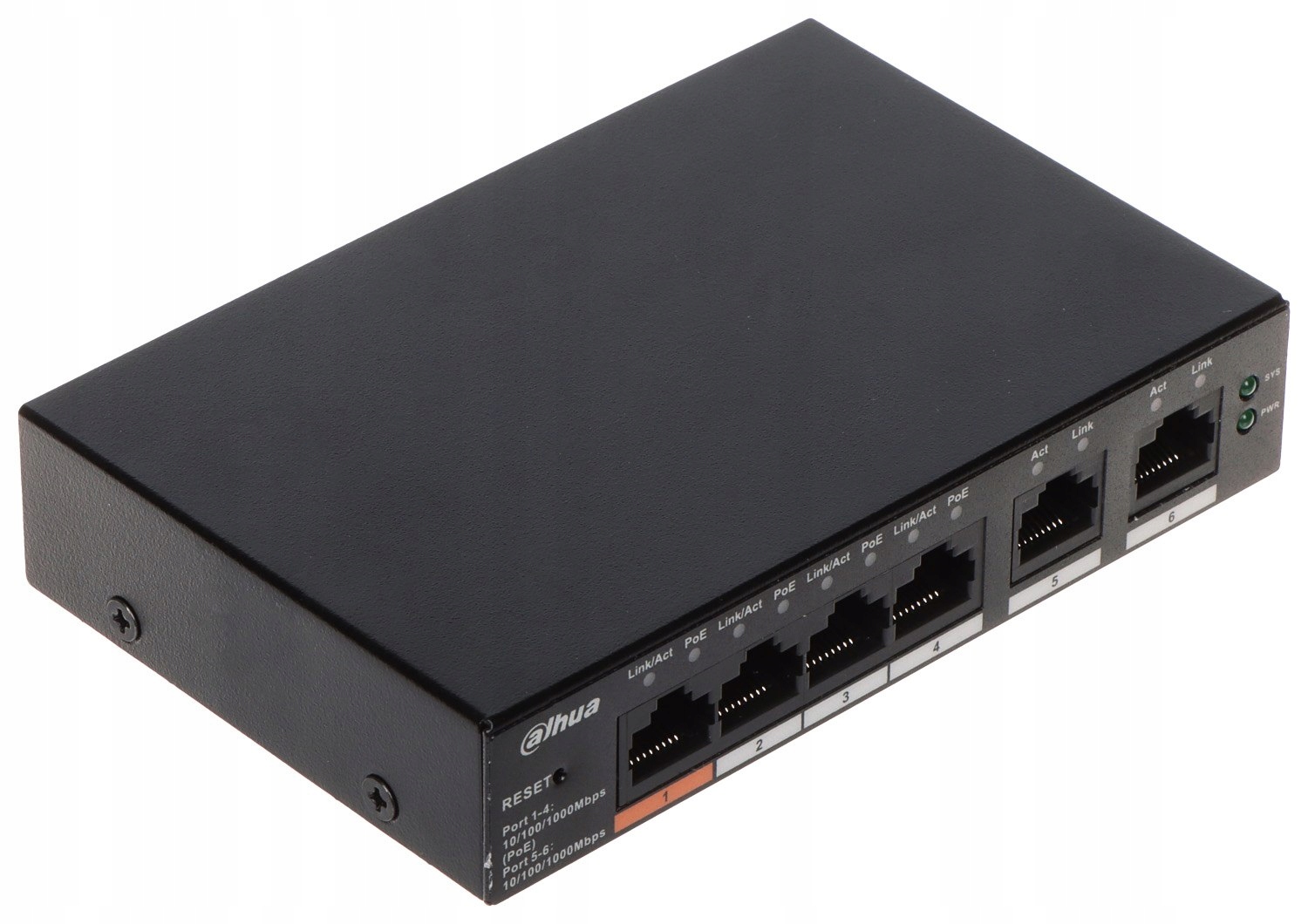 Poe Switch CS4006-4GT-60 4PORTOVÝ Dahua