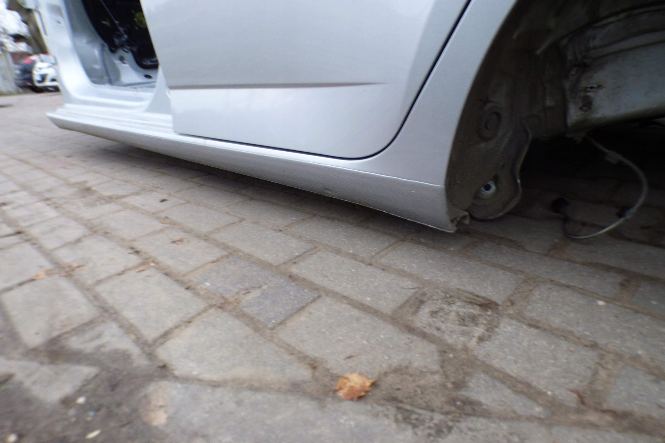 threshold pillar left part rear part front LA7W SKODA FABIA III HATCHBACK 5drzwi