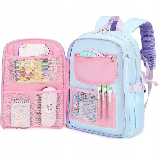 PLECAK SZKOLNY TORNISTER DLA DZIEWCZYNKI KLASA 1-3 Materiał dominujący poliester