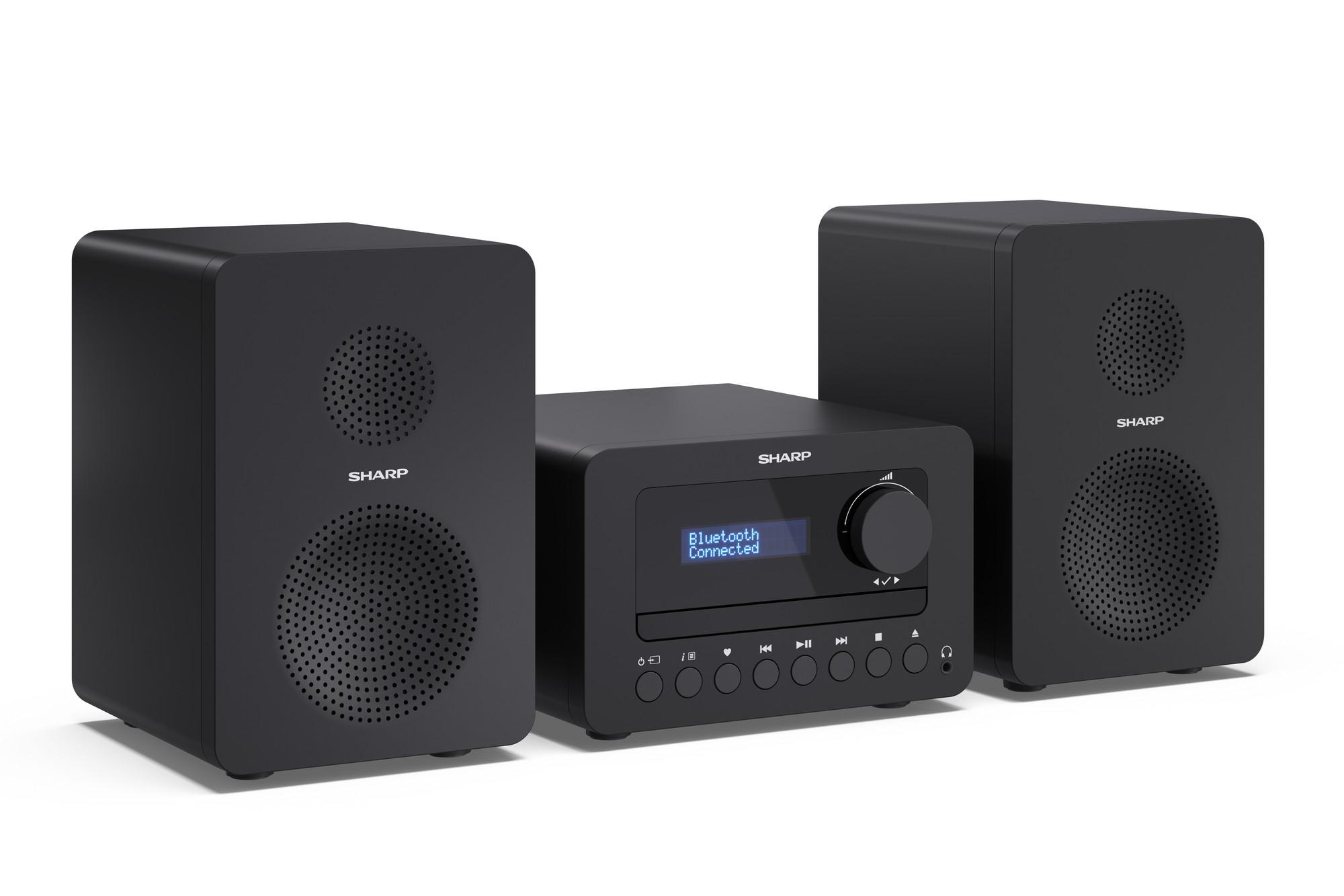 Mikro Hi-Fi systém Sharp XL-B520D(BK) s Bluetooth a CD prehrávačom