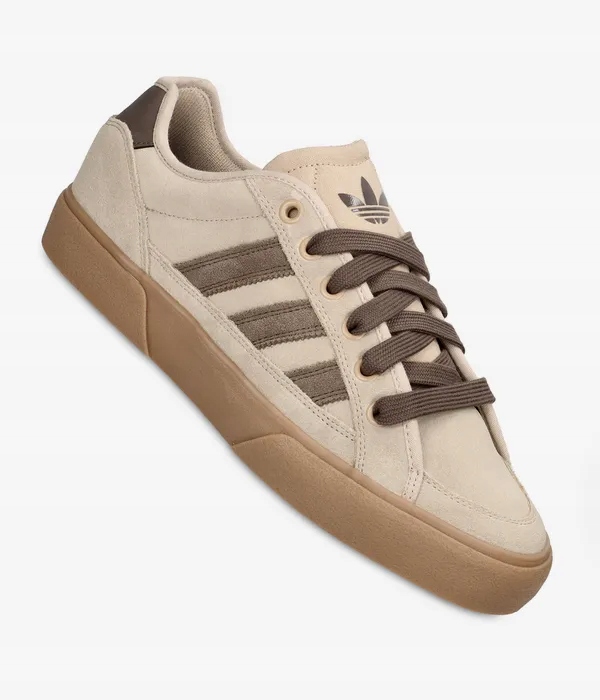 Dámské pánské botasky Adidas Court Tns Premiere kožené boty hnědé 37 1/3