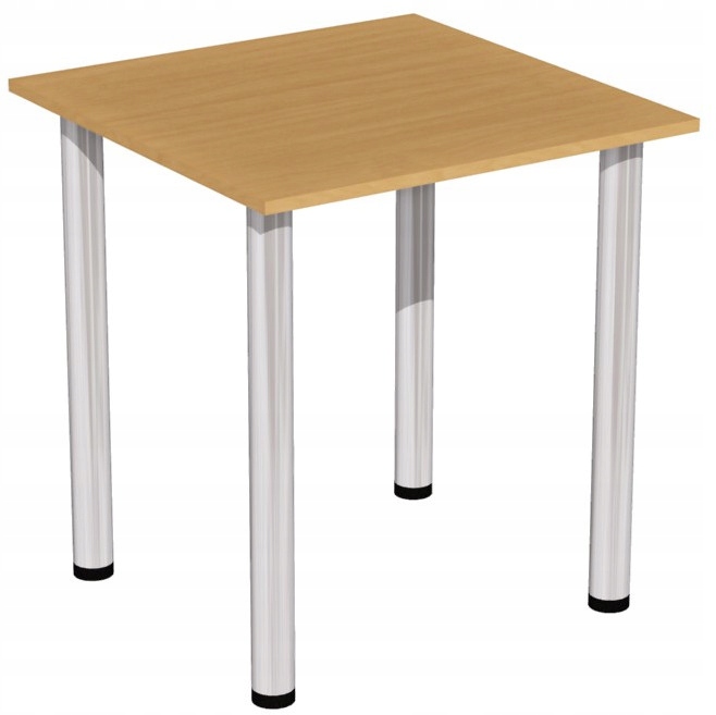 STÓŁ STOLIK DO SALONU KUCHNI POKOJU 70x70 RÓŻNE KOLORY NOGI CHROM SREBRNE Marka Shopsystem