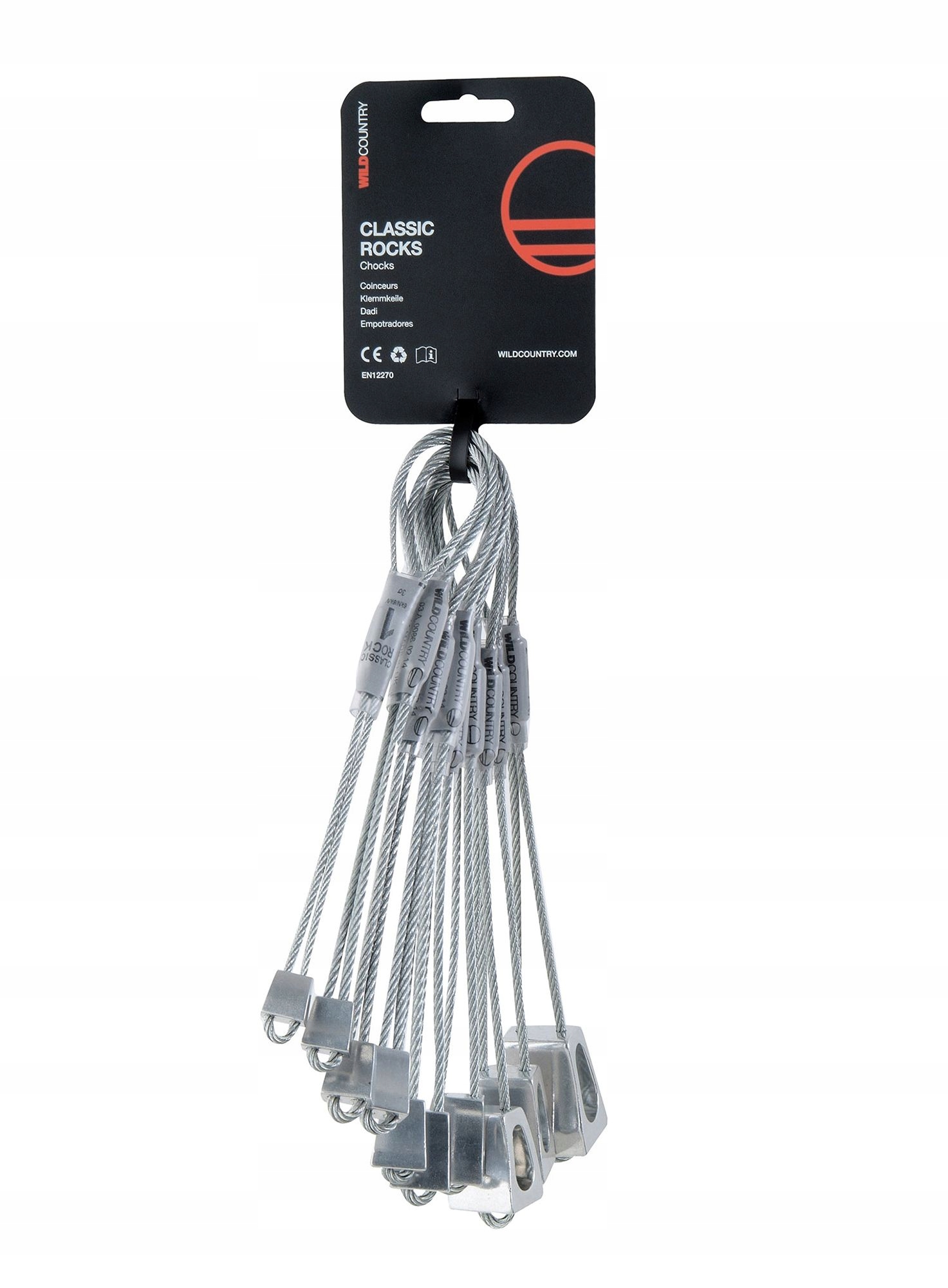 Kości wspinaczkowe Wild Country Classic Rocks Set 1-10 silver