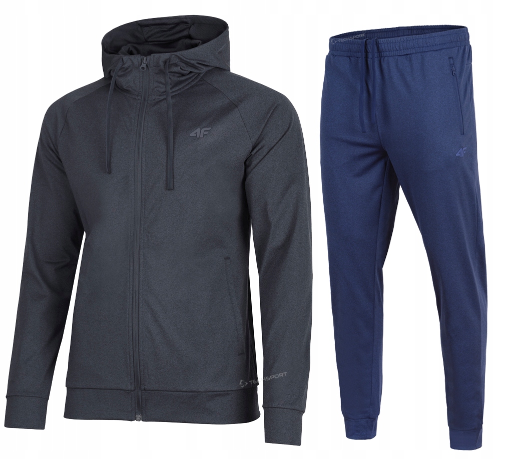 4F Męski Dres Sportowy Treningowy Komplet Bluza Spodnie rozm XXL