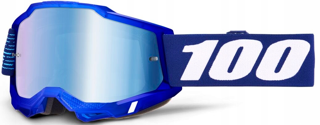 Okuliare Na Crossovú Štvorkolku 100 % Accuri 2 2028 Blue Mirror Blue 50014-00057
