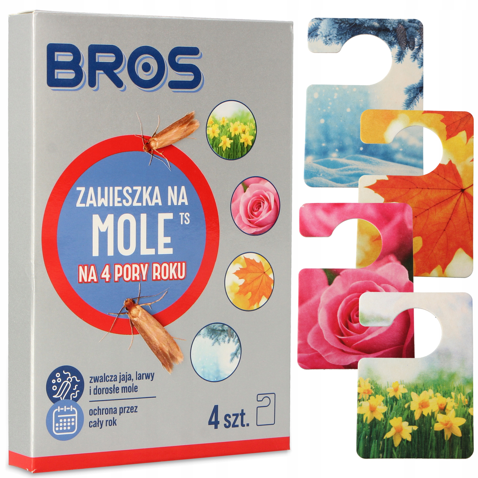 

Zawieszka Zapachowa Pułapka Mole Odzieżowe 4 szt