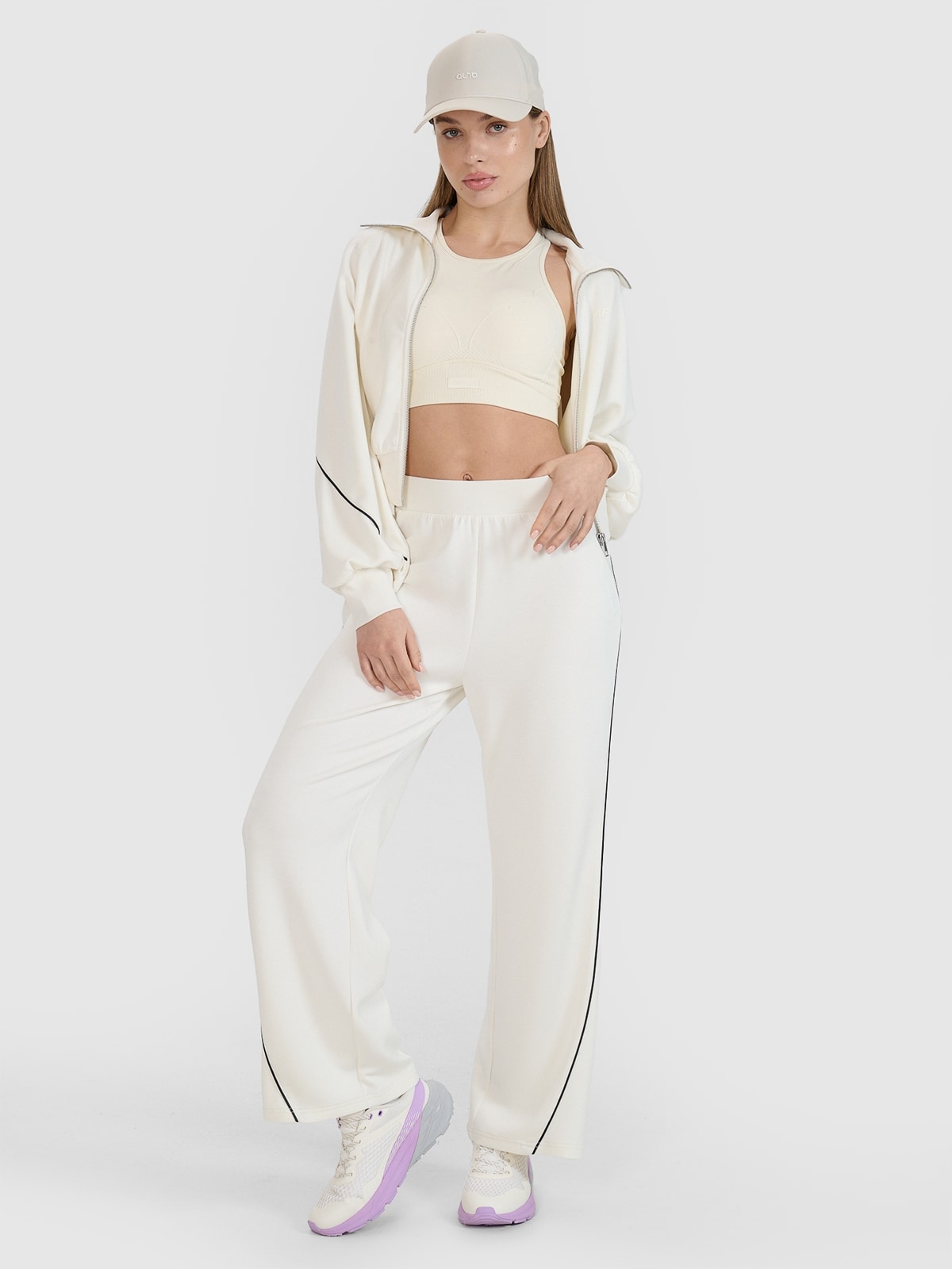 4F Dámské teplákové kalhoty Bílá L