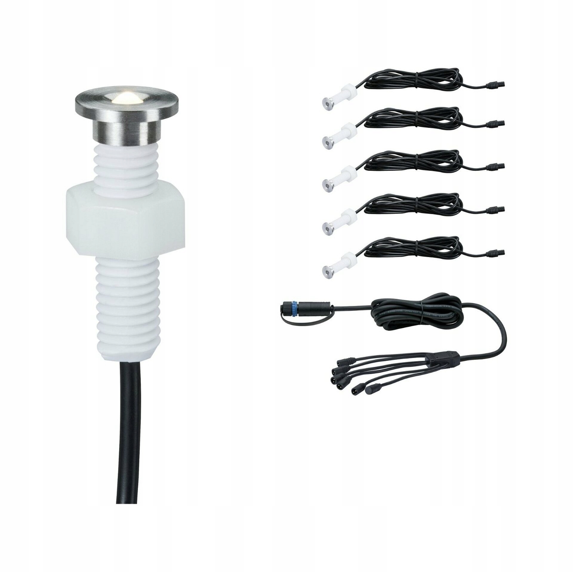 Paulmann Plug&Shine vestavné Led svítidlo MicroPen II, sada 5x0,22W, IP67,