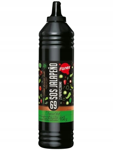 3x Fanex Omáčka s papričkami jalapeno 950 g