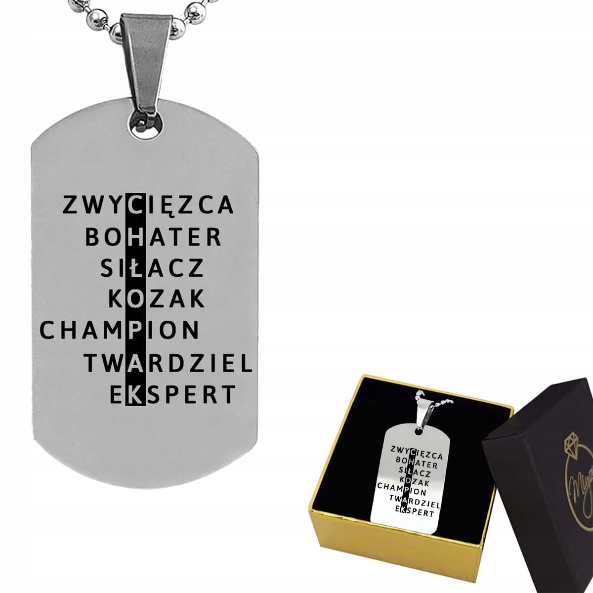 

Dla Chłopaka Nieśmiertelnik Z Grawerem