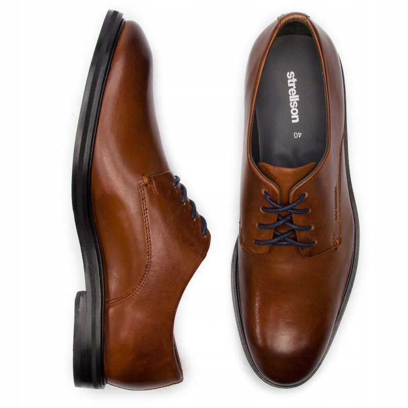 STRELLSON PIĘKNE WIZYTOWE PÓŁBUTY R.44 OKAZJA 24h! Rozmiar 44