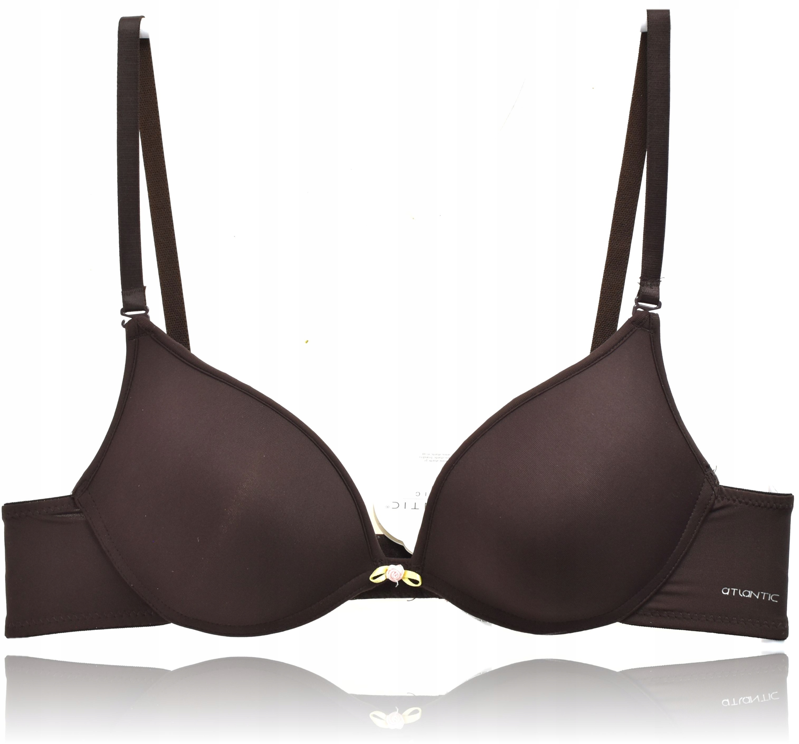 

Atlantic Basic push up brązowy gładki t-shirt 75C