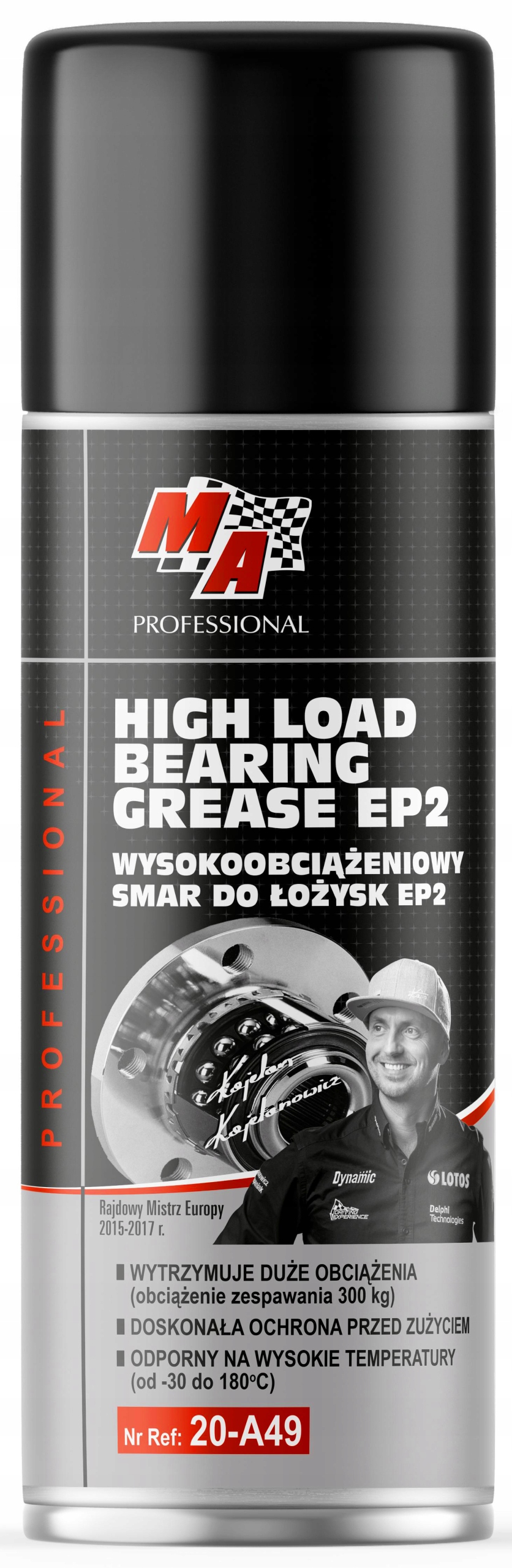 MA PROFESSIONAL - BEARING GREASE - WYSOKOOBCIĄŻENIOWY SMAR DO ŁOŻYSK EP2