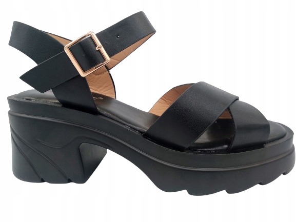 

Sandały Damskie Lekkie Buty Platforma Grube Spody