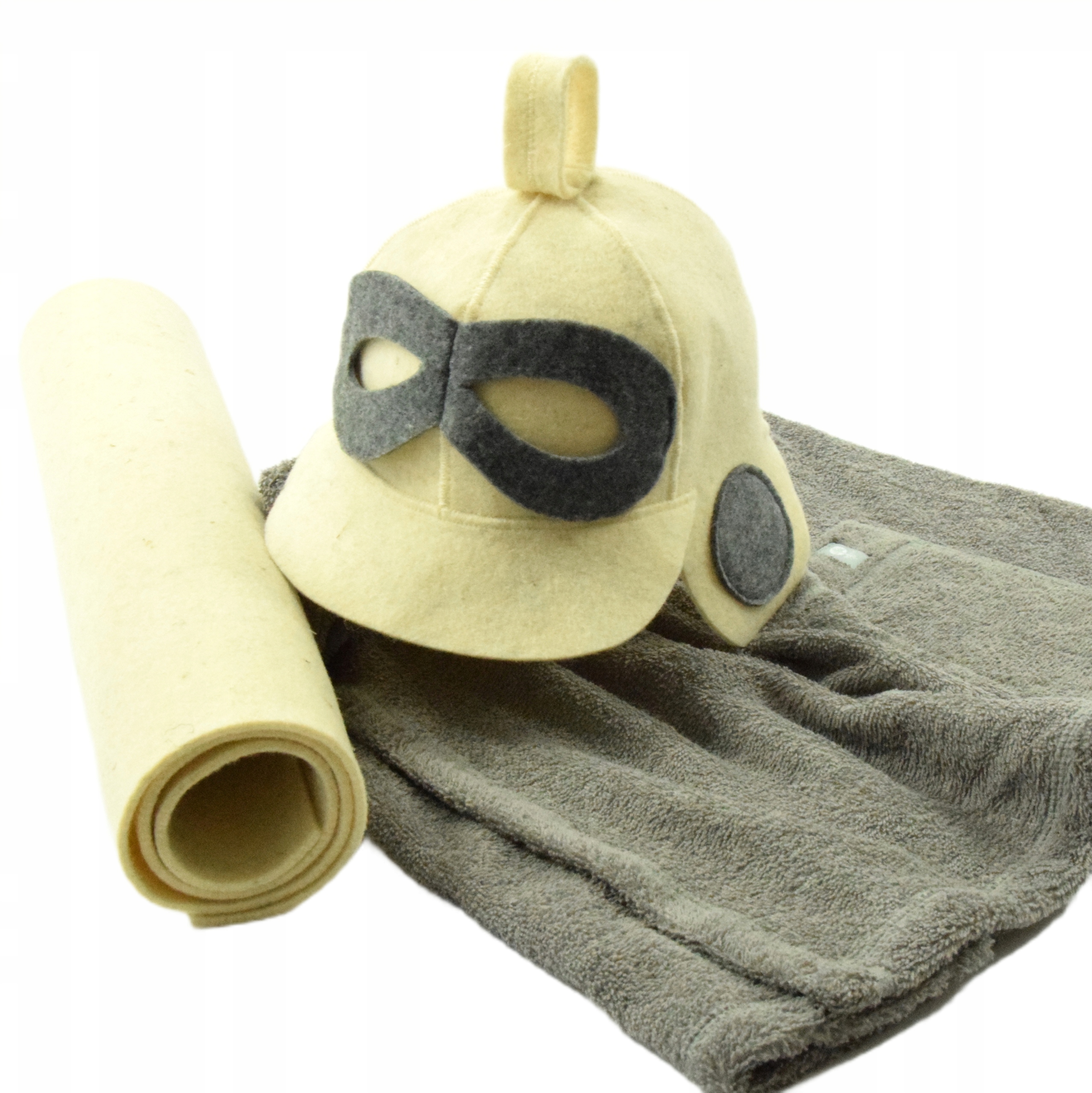 Čepice Klobouk do sauny Ručník Mata Sada Pilotka pánská 3 cz velikost L