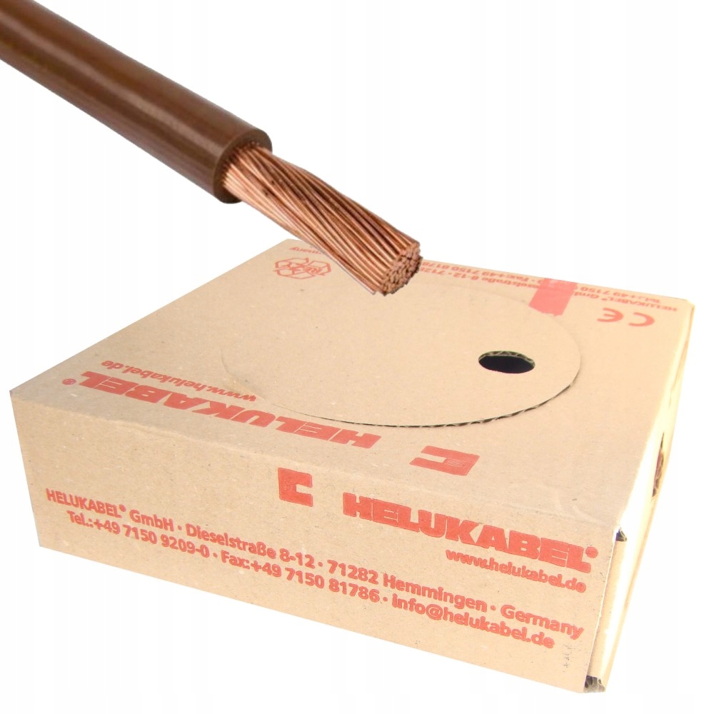Kabel H05V-K 0,75 mm2 Hnědý 100 m