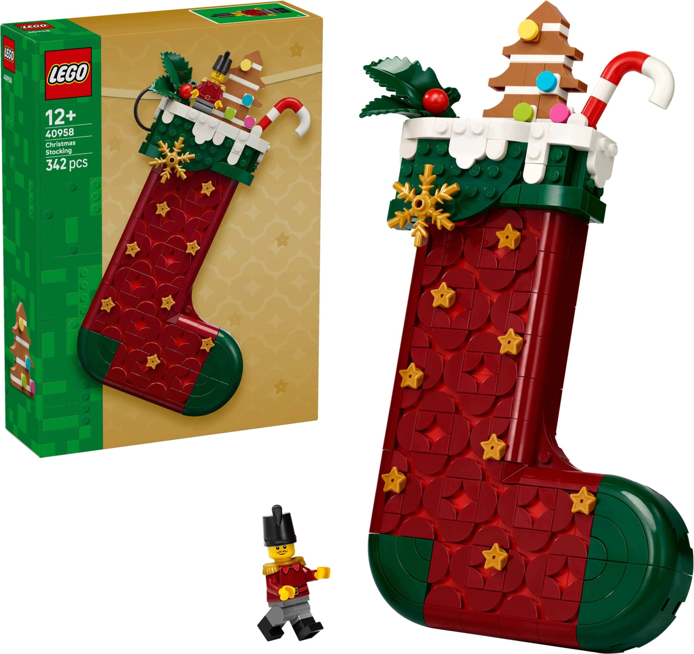 Lego 40958 Vánoční ponožky Sada kostek Vánoční dekorace