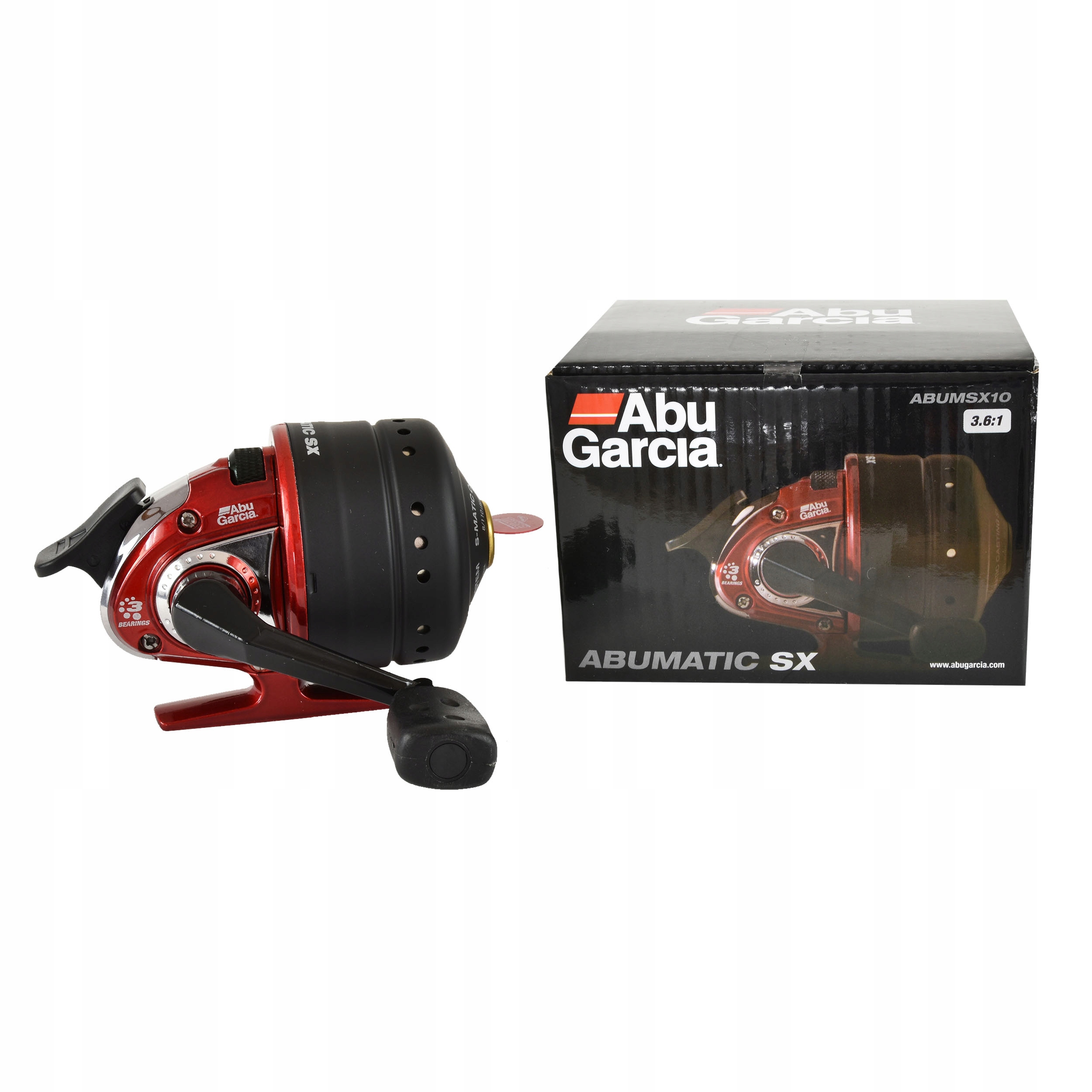 Kołowrotek spincastowy z żyłką Abumatic Sx 10 3BB