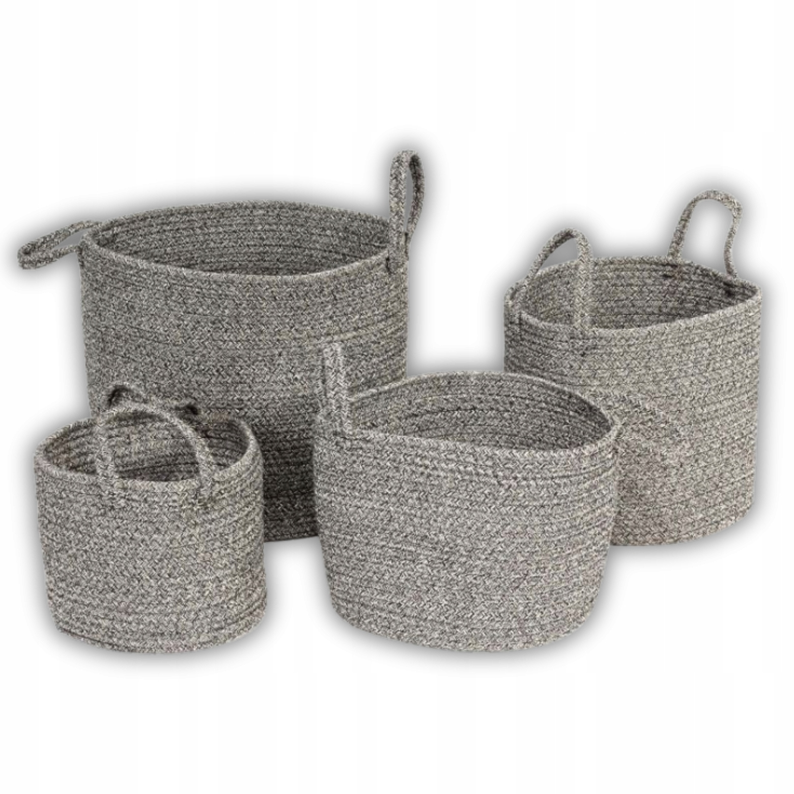 Sada 4 Košov Na Drobnosti Cotton Meven Kryty Na Kvetináče Veľ. S M L XL